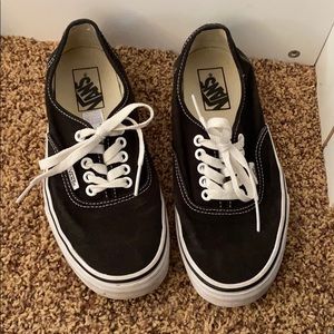 VANS Authentic Black Shoes
